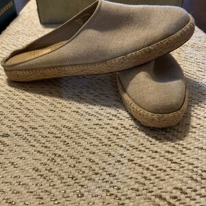 Vintage Tan Slip-On Shoes